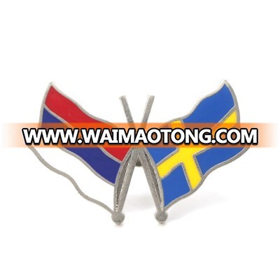 quantity in Stock wholesale custom all countries national flag lapel pin badge