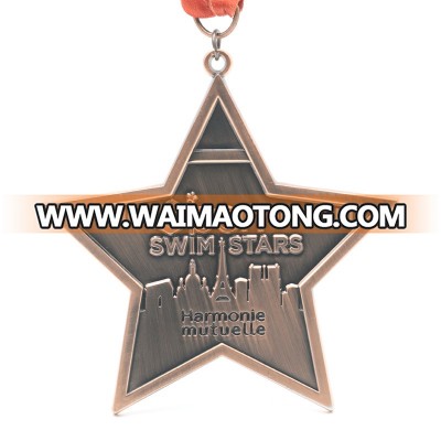 five pointed star copper plating award bronze star medal of honor