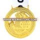 custom metal plating gold silver bronze sports commemorative medal producer