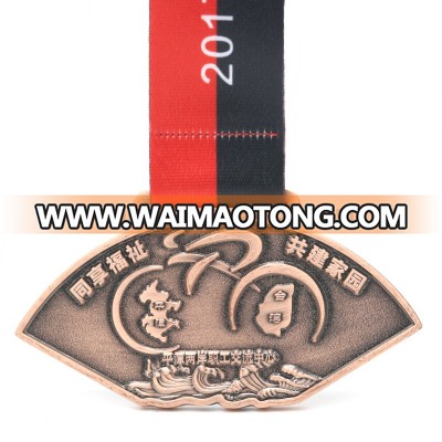 china design bicycle race souvenir custom medal maker