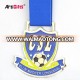 Newly customized Handmade sports sliver plating customize soft enamel souvenir medal